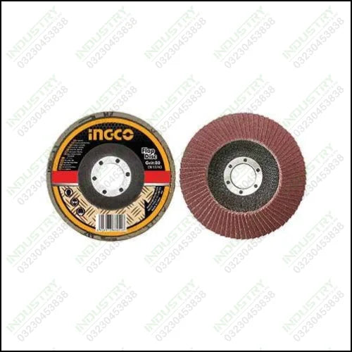 Ingco Zirconium Flap Disc FDZ1252 in Pakistan - industryparts.pk