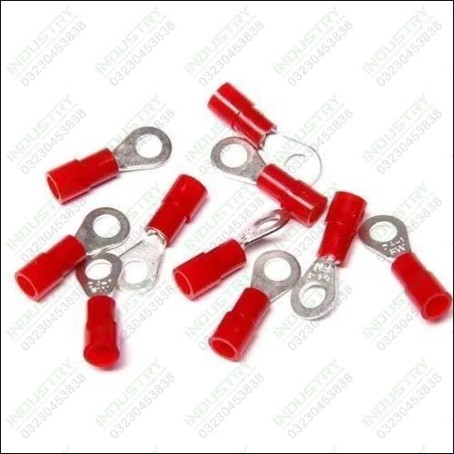 Insulated Ring Type Cable Lugs O Type Thimble 100Pcs in One Pack in Pakistan - industryparts.pk