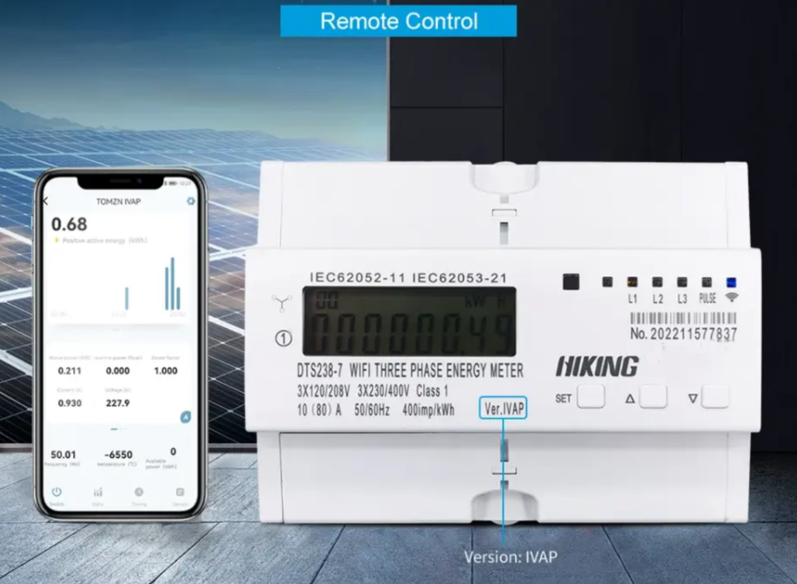 DTS238-7 WIFI Tuya APP Smart Bidirectional Three-Phase  Energy Meter in Pakistan