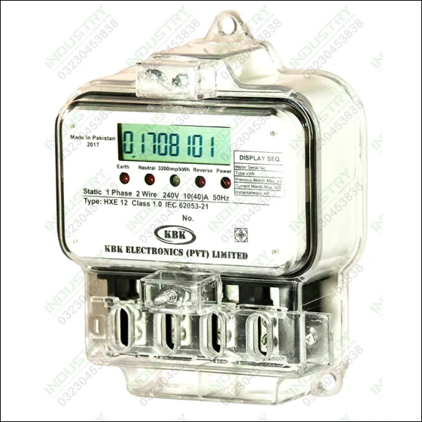 KBK Single Phase Energy Meter in Pakistan