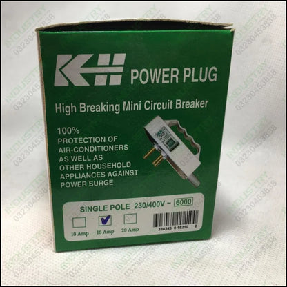 KH Power Plug With Circuit Breaker For Air Conditioner in Pakistan - industryparts.pk