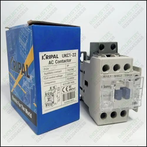 Kripal UKC1-22 Contactor 3 Pole Relay 120V Coil in Pakistan - industryparts.pk