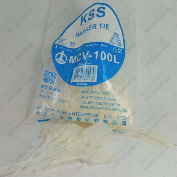 KSS MCV-100L Cable tie In Pakistan - industryparts.pk