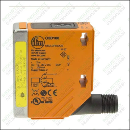 Laser Distance Sensor ifm Electronic O5D100-O5DLCPKG/US in Pakistan - industryparts.pk