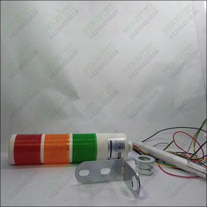 LED Industrial Signal Tower Light 3 Colors Flash LED Light Warning Lamp for CNC Machines - industryparts.pk