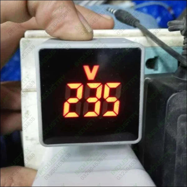LED Voltmeter AC Penal Mount AD101-22VMS 5 Pcs in One Pack in Pakistan - industryparts.pk