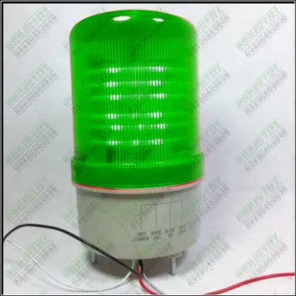 LTE - 1101 High - quality Rotating LED Warning Light in Pakistan - Green