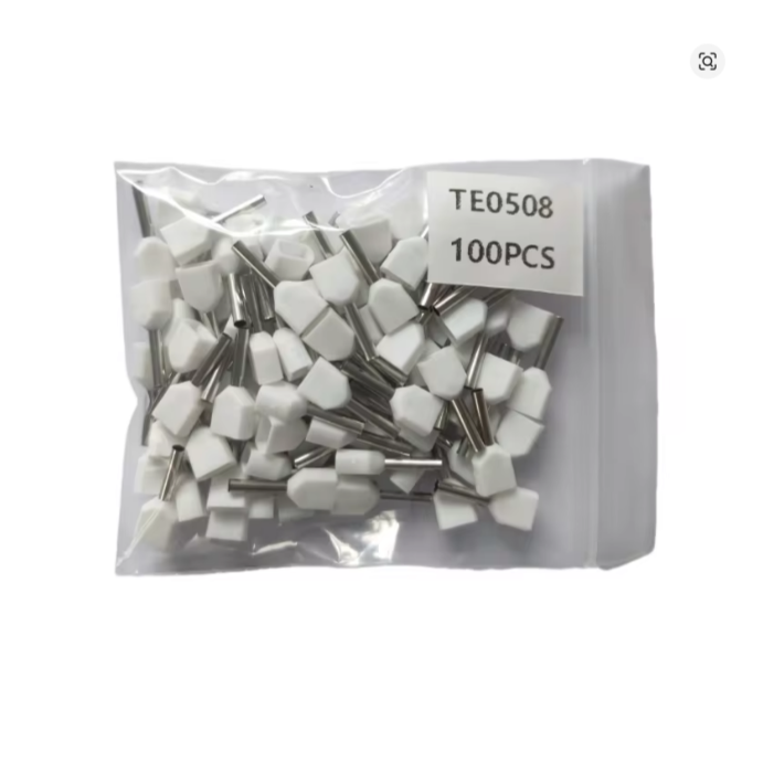 TE0508 Copper Insulated Dual Cable Lugs in Pakistan - WHITE