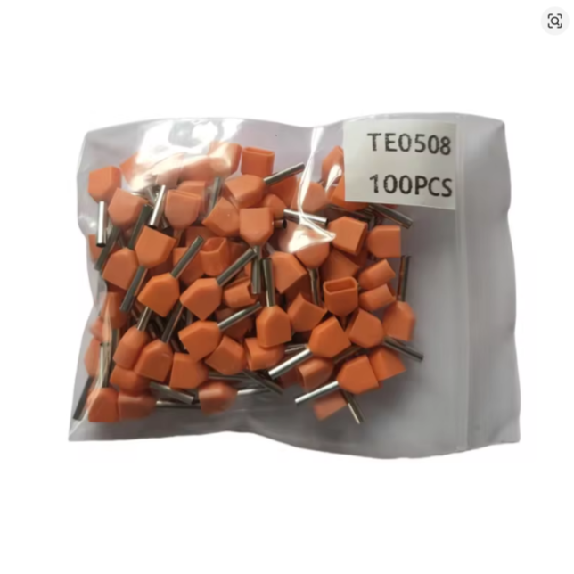 TE0508 Copper Insulated Dual Cable Lugs in Pakistan - ORANGE