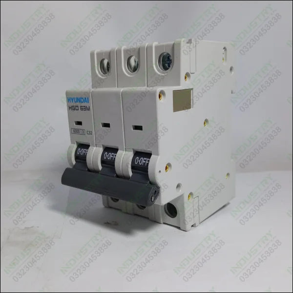 Magneto-Thermic Switch Breaker 3 Pole HGD 63M 32A HYUNDAI in Pakistan - industryparts.pk