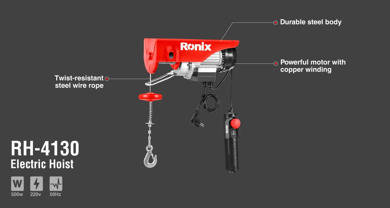 RONIX Electric Hoist RH-4130 in Pakistan