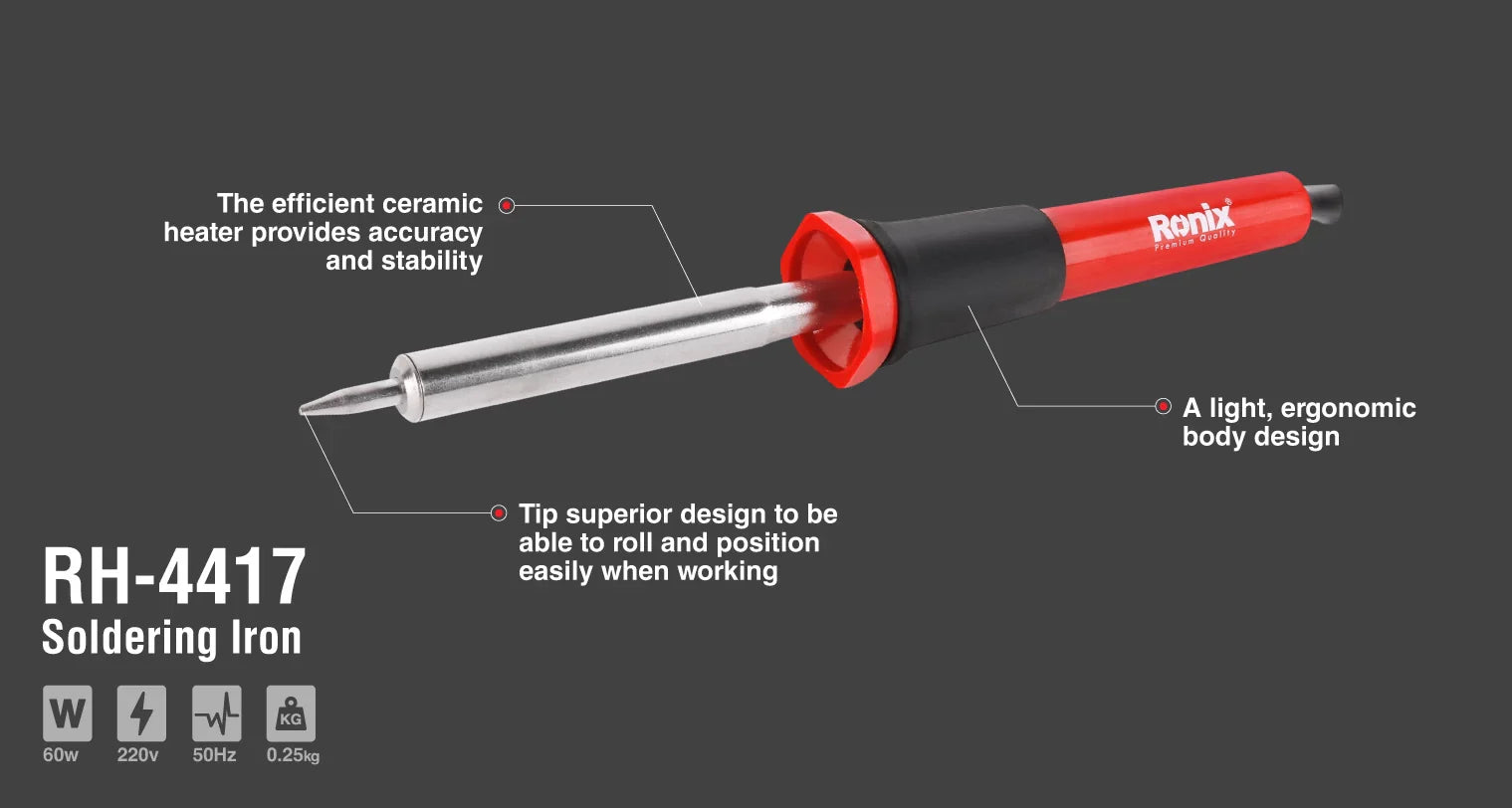RONIX Soldering Iron 60W RH-4417 in Pakistan