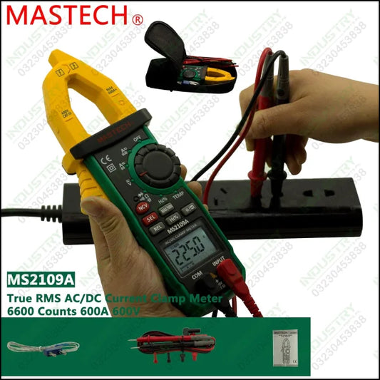MASTEC MS2109A Digital AC DC Clamp Meter in Pakistan