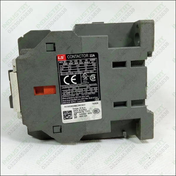 MC-22B-11-AC120, Contactor, 22 Amp, 120VAC - industryparts.pk