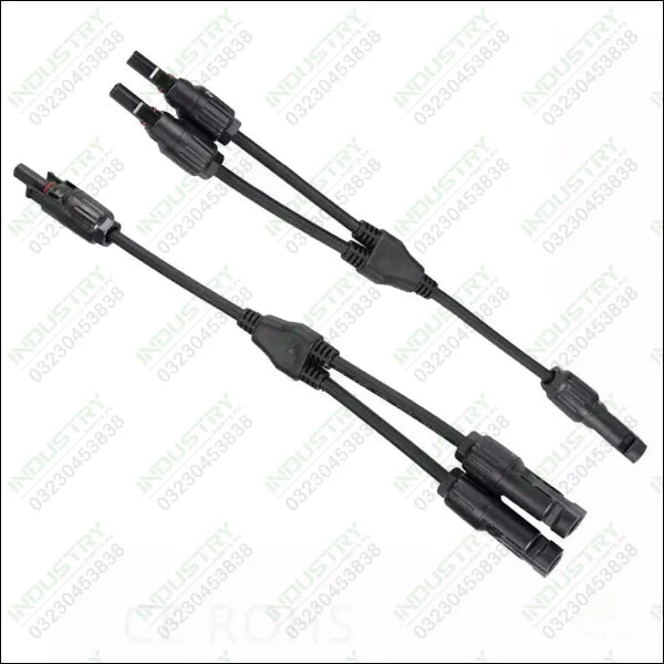 MC4 Y Connector Connecting Solar Panels in parallel in Pakistan - industryparts.pk