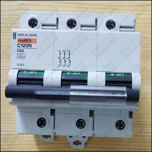 MERLIN GERIN A9N18364 C120N Miniature Circuit Breaker in Pakistan - industryparts.pk