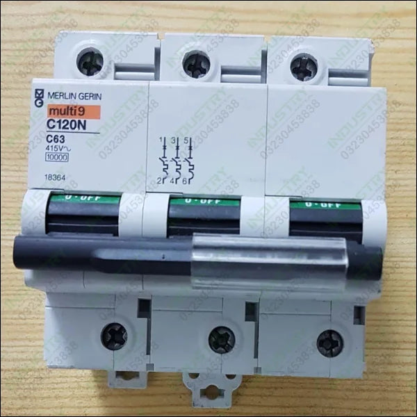 MERLIN GERIN A9N18364 C120N Miniature Circuit Breaker in Pakistan - industryparts.pk