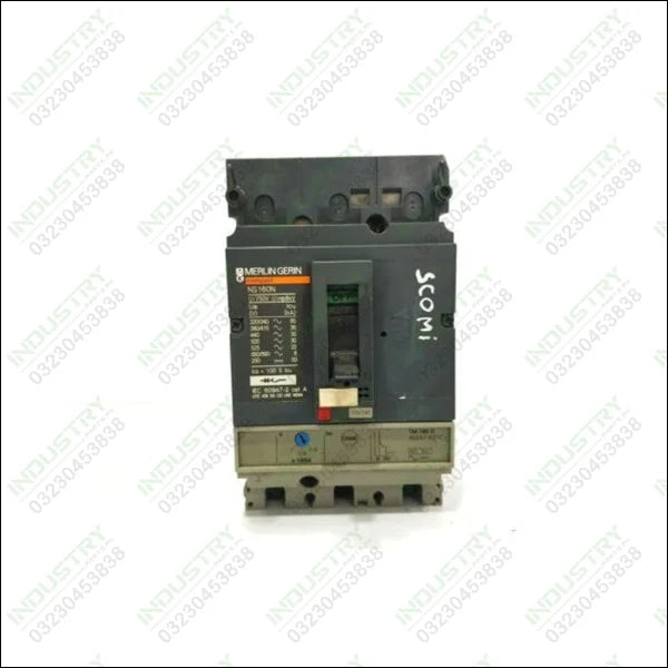 Merlin Gerin Compact NS160N Low voltage switchgear Circuit Breaker in Lot condition - industryparts.pk