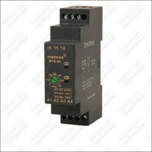 METESS 1 sec-60 sec Timer Relay in Pakistan - industryparts.pk