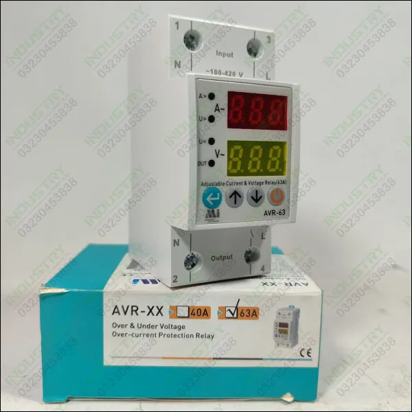 Mi AVR-XX Over & Under Voltage and Current Protraction Relay in Pakistan