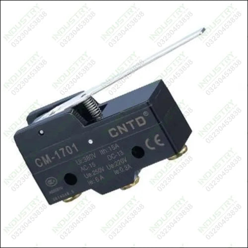 Micro Limit Switch Lever Arm Long CNTD CM-1701 in Pakistan - industryparts.pk