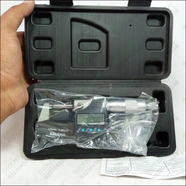 Mitutoyo Digital Screw Gauge Micro meter  0-25mm/0.001mm china made  in Pakistan - industryparts.pk