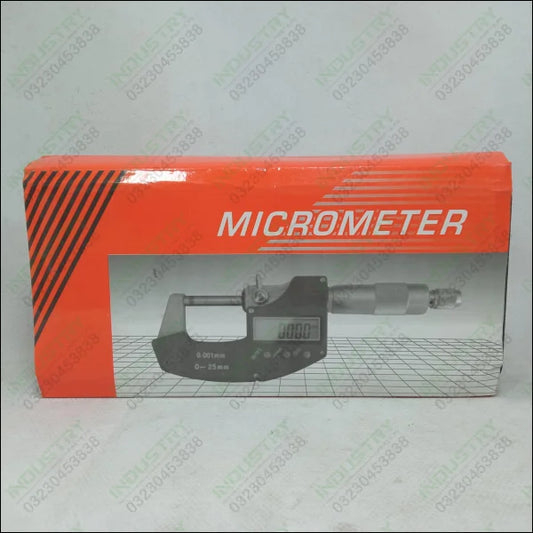 Mitutoyo Digital Screw Gauge Micro meter  0-25mm/0.001mm china made  in Pakistan - industryparts.pk