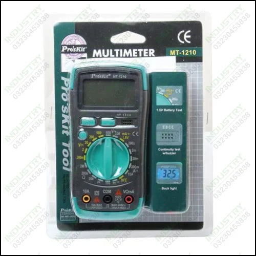 MT-1210 3 1/2 Compact Digital Multimeter - industryparts.pk