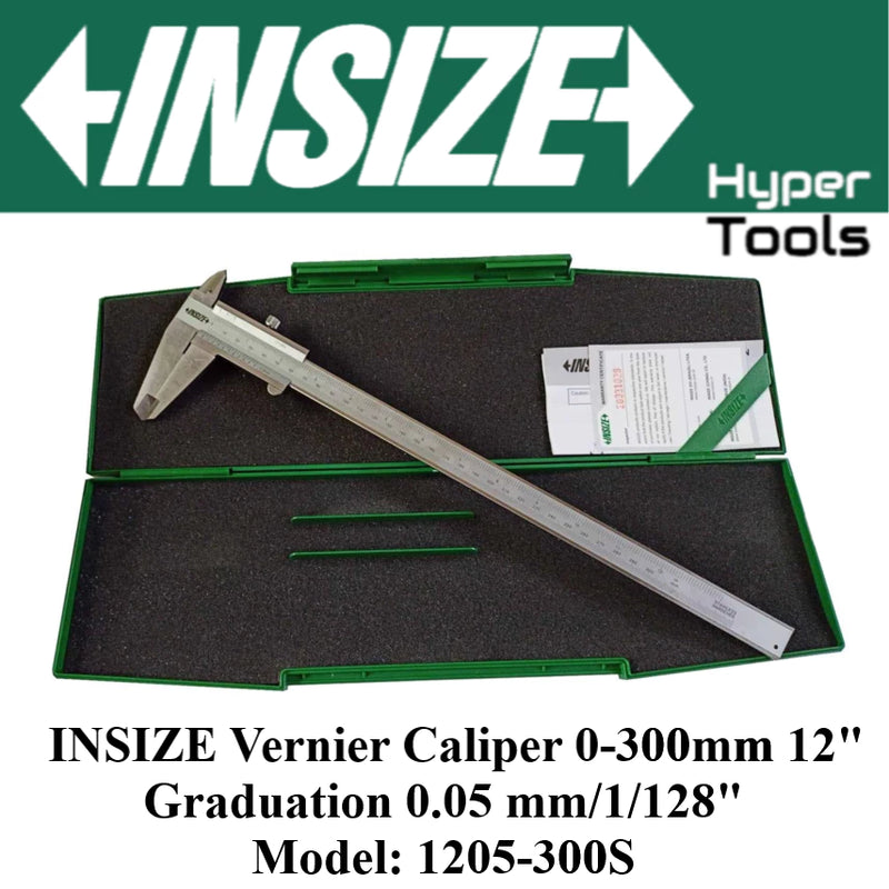 INSIZE Vernier Caliper 0.05mm Accuracy ±0.05mm (1205 Series)