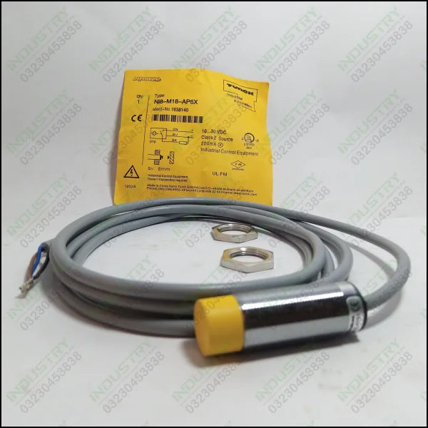 NI8-M18-AP6X Inductive Sensor (TURCK) - industryparts.pk