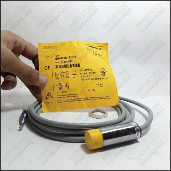 NI8-M18-AP6X Inductive Sensor (TURCK) - industryparts.pk