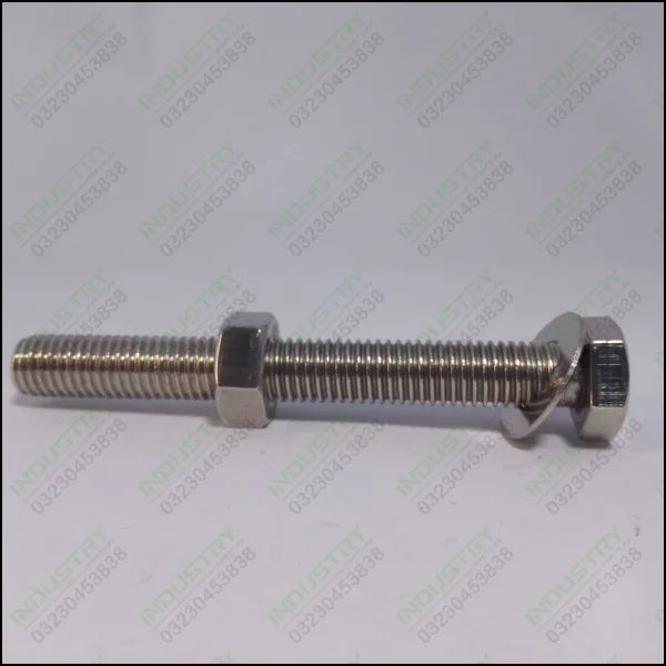 Nut bolt SS BOLT  Stainless steel screw in Pakistan - industryparts.pk