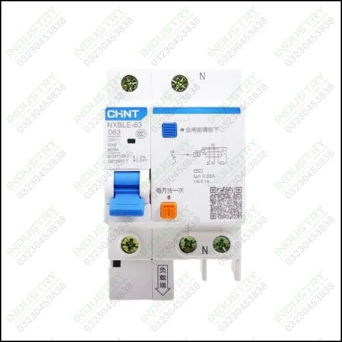 NXBLE-63 1P+N Residual Current Operated Circuit Breaker in Pakistan - industryparts.pk