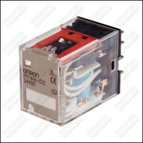 Omron 4PDT Non-Latching Relay Plug In, 24V dc Coil, 5 A - industryparts.pk
