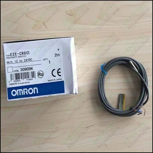 OMRON E2E-CR8C1 12~24VDC Proximity Sensors in Pakistan - industryparts.pk