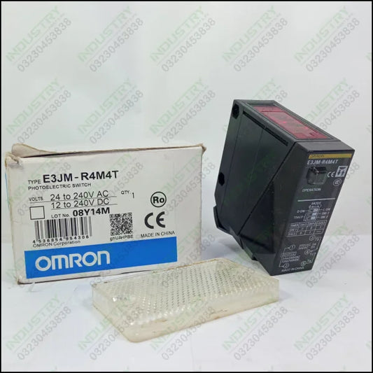Omron E3JM-R4M4T Photoelectric Type Retro-Reflective Sensor - industryparts.pk