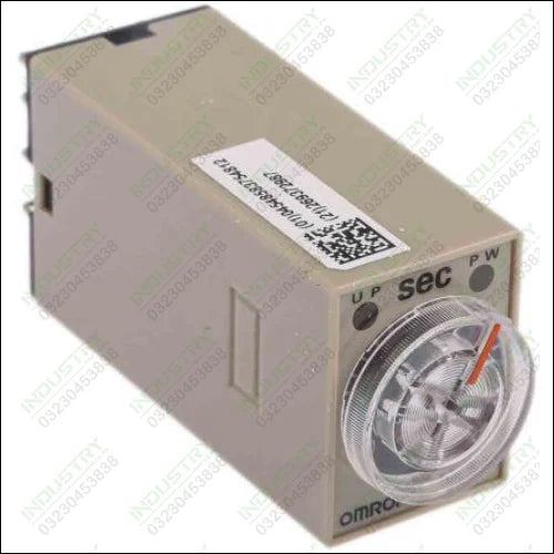 Omron H3Y-4 ON Delay Single Timer Relay, 0.5 10 s, 4 Contacts - industryparts.pk