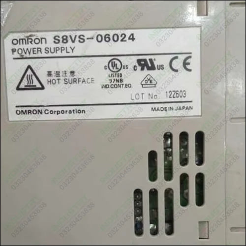 Omron S8VS Switch Mode DIN Rail Panel Mount Power Supply (Lot) - industryparts.pk