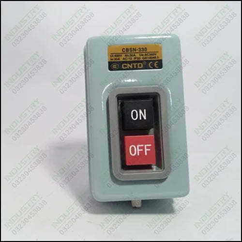 On Off Push Button CBSN-330 30A CNTD in Pakistan - industryparts.pk
