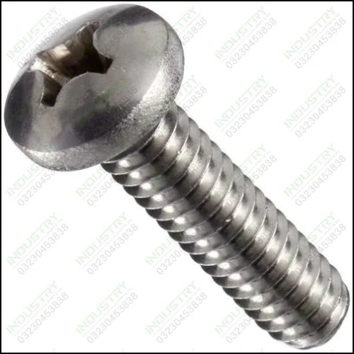 Pan Head Screw (1000 pcs) ss  stainless steel (flying head screw) - industryparts.pk