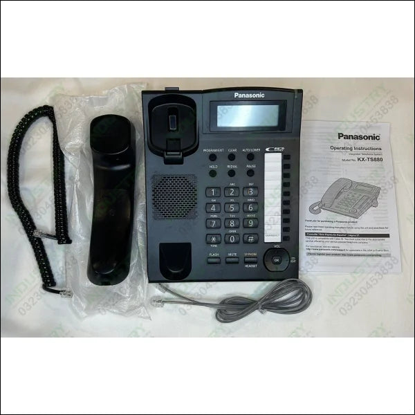 Panasonic Corded Phone Caller ID 50 Station Phone Book Speaker Phone Made in Malaysia in Pakistan