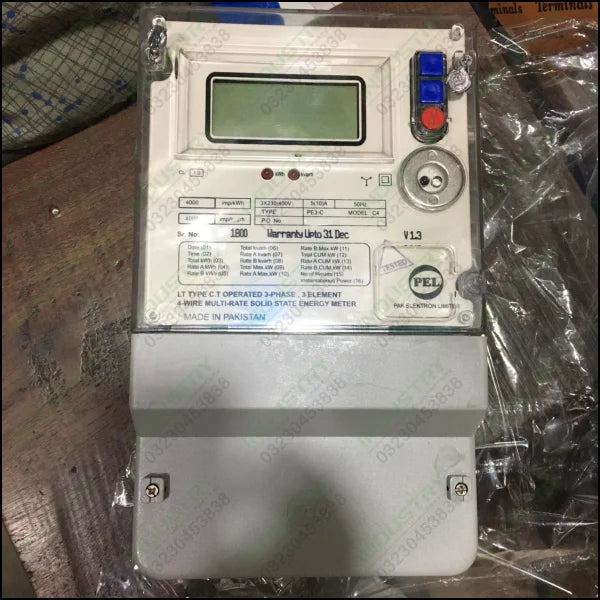 PEL 3-Phase Multi-Rate Solid State Energy Meter in Pakistan