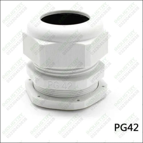 PG42 Plastic Cable gland for junction box (5 Pcs) - industryparts.pk