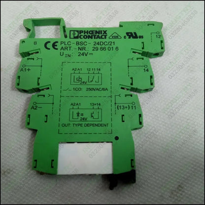 NEW PHOENIX CONTACT PLC-BSC-24DC/21 TERMINAL BLOCK  in Pakistan