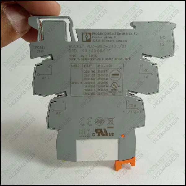 PHOENIX Contact Relay With Base 24V DC in Pakistan - industryparts.pk