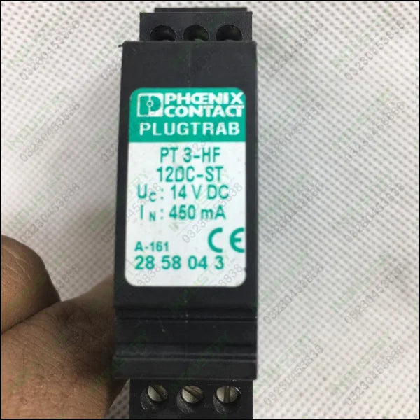 PHOENIX Surge protection plug PT 3-HF-12DC-ST in Pakistan - industryparts.pk