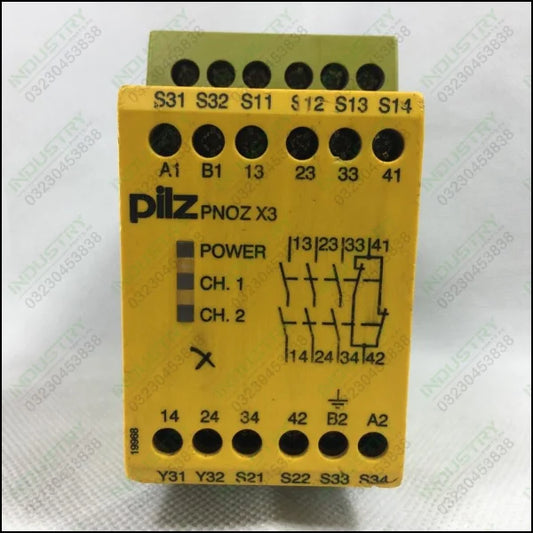 Pilz PNOZ X3 Interlock Safety Relay in Pakistan - industryparts.pk