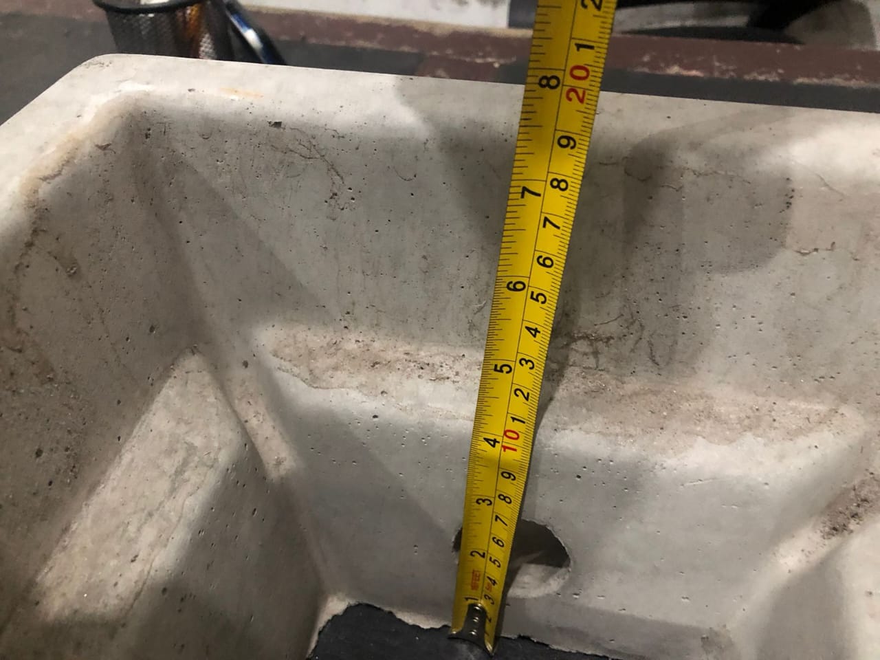 pit deepness