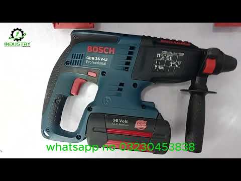 BOSCH GBH 36 V-LI Professional Hammer Drill Machine Used in fresh condition in Pakistan