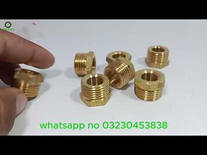 Brass Pipe Reducing Bushing 1/4 inch to 1/2 inch  in Pakistan